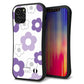 iPhone12 Pro スマホケース 「SEA Grip」 グリップケース Sライン 【SC925 デイジー パープル】 UV印刷