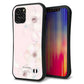 iPhone12 Pro スマホケース 「SEA Grip」 グリップケース Sライン 【SC949 ドゥ・フルール(オフピンク)】 UV印刷
