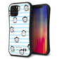 iPhone12 Pro スマホケース 「SEA Grip」 グリップケース Sライン 【YK818 お相撲さん ブルー】 UV印刷