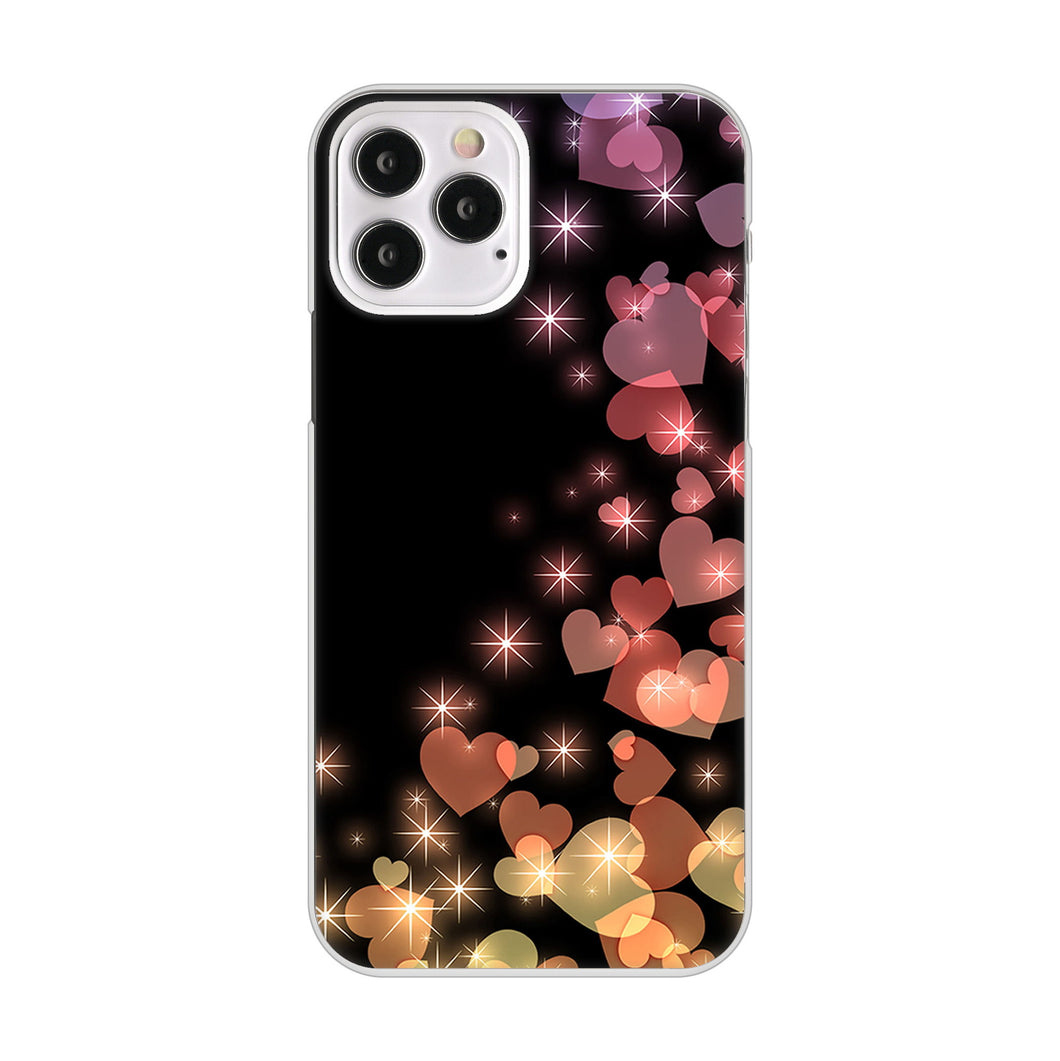 iPhone12 Pro 高画質仕上げ 背面印刷 ハードケース きらめきハート