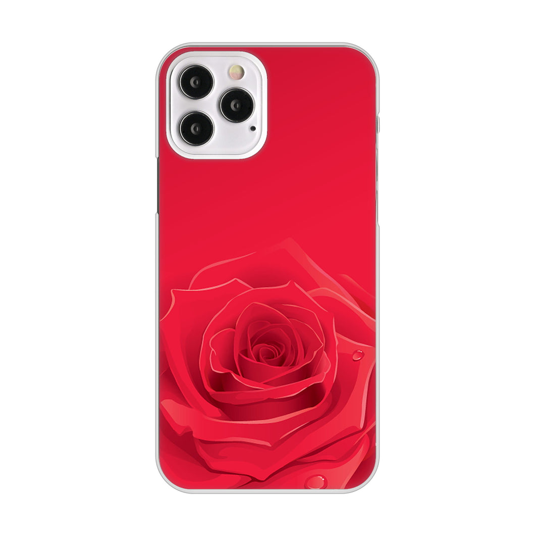iPhone12 Pro 高画質仕上げ 背面印刷 ハードケース バラ