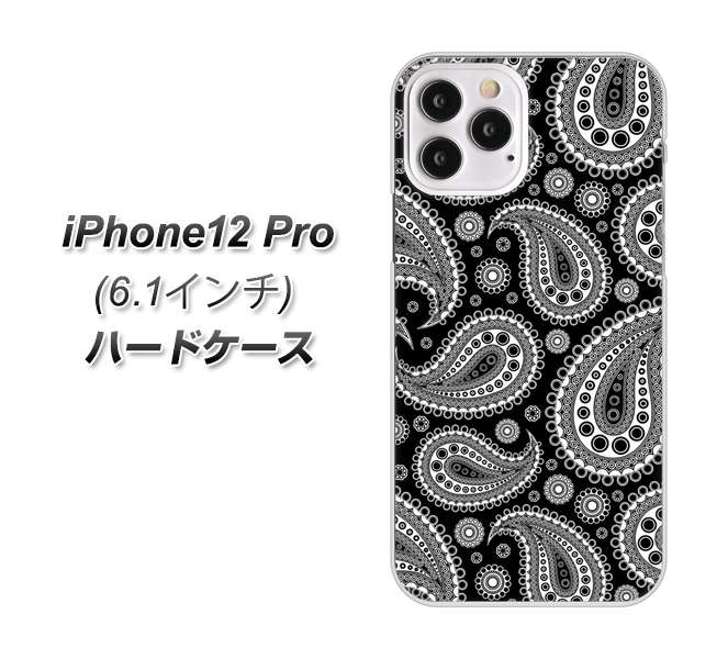 iPhone12 Pro 高画質仕上げ 背面印刷 ハードケース【421 ベイズリー】