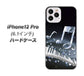 iPhone12 Pro 高画質仕上げ 背面印刷 ハードケース【575 鍵盤に踊る音】