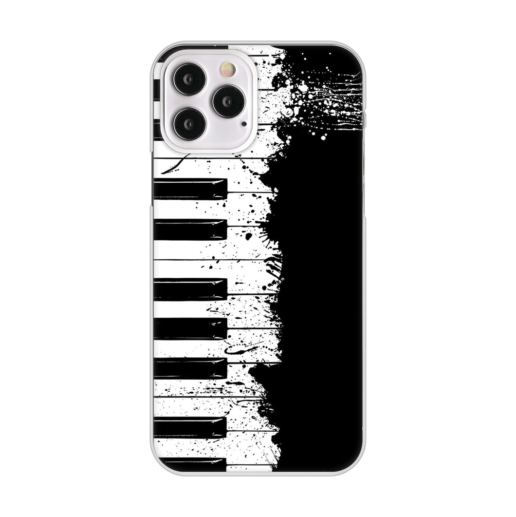 iPhone12 Pro 高画質仕上げ 背面印刷 ハードケース ピアノ