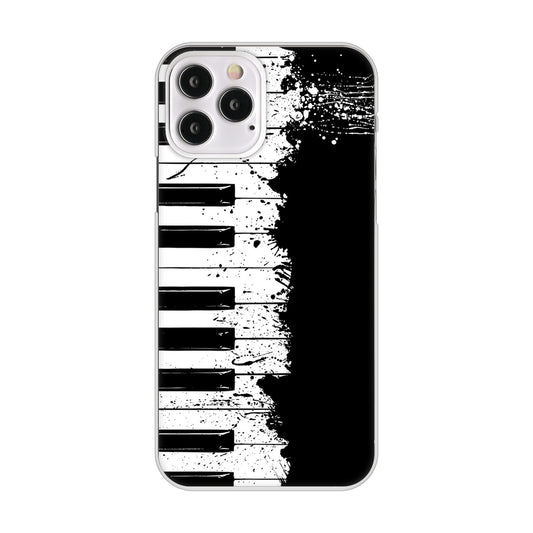 iPhone12 Pro 高画質仕上げ 背面印刷 ハードケース ピアノ