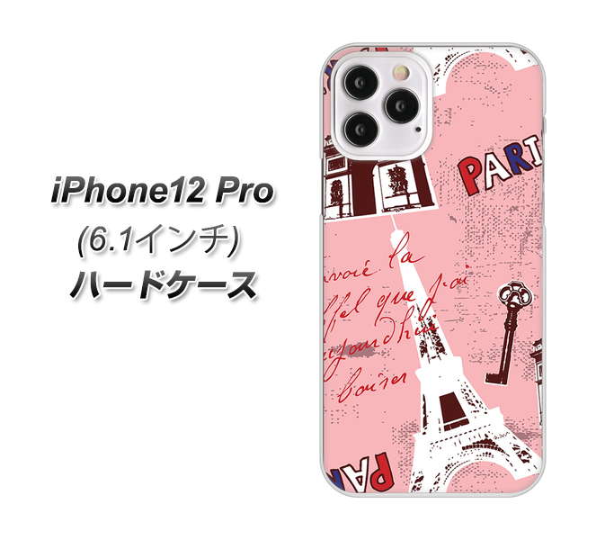 iPhone12 Pro 高画質仕上げ 背面印刷 ハードケース【EK813 ビューティフルパリレッド】