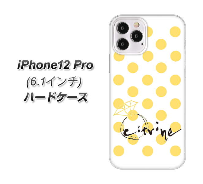 iPhone12 Pro 高画質仕上げ 背面印刷 ハードケース【OE820 11月シトリン】