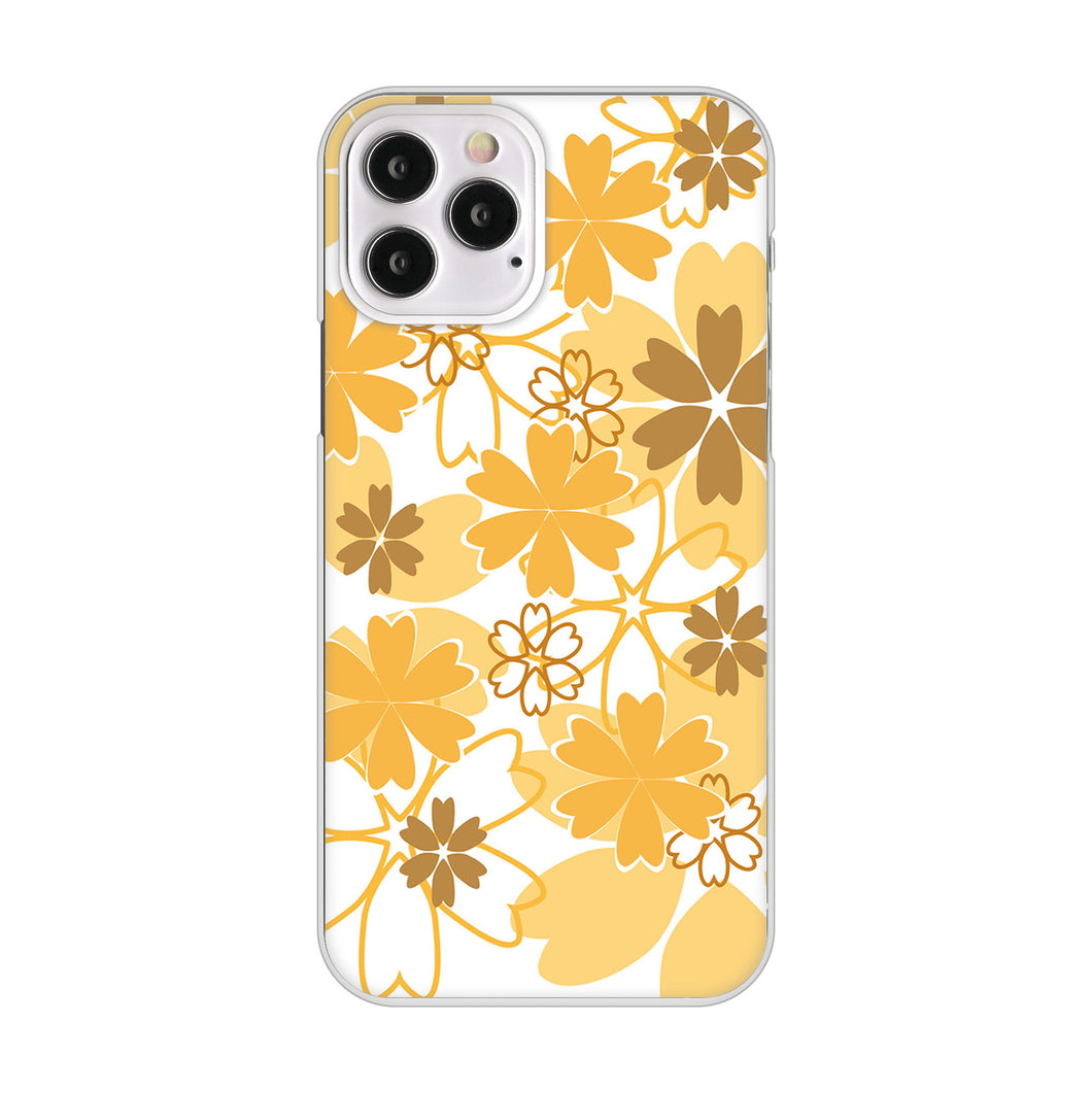 iPhone12 Pro 高画質仕上げ 背面印刷 ハードケース 重なり合う花