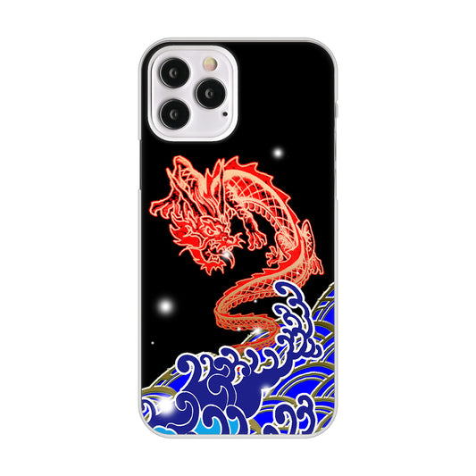 iPhone12 Pro 高画質仕上げ 背面印刷 ハードケース 水竜