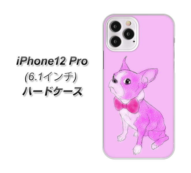 iPhone12 Pro 高画質仕上げ 背面印刷 ハードケース【YD852 ボストンテリア03】