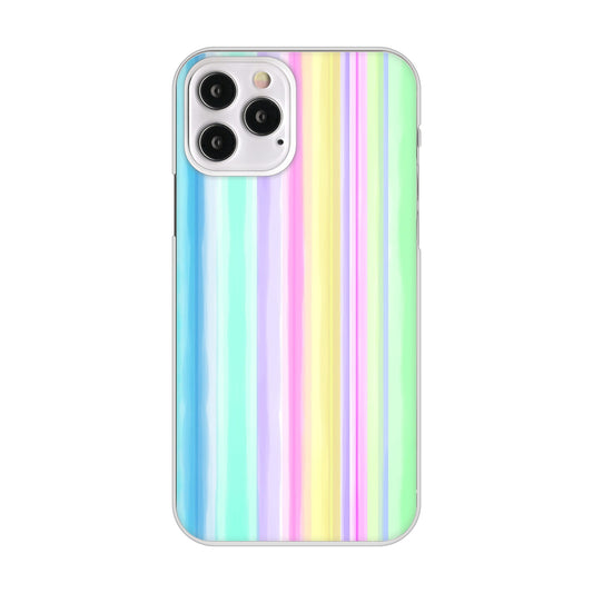 iPhone12 Pro 高画質仕上げ 背面印刷 ハードケース レインボー
