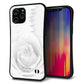iPhone12 Pro Max スマホケース 「SEA Grip」 グリップケース Sライン 【402 ホワイトRose】 UV印刷