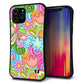 iPhone12 Pro Max スマホケース 「SEA Grip」 グリップケース Sライン 【713 ミラクルフラワー】 UV印刷