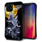 iPhone12 Pro Max スマホケース 「SEA Grip」 グリップケース Sライン 【1030 月と鯉】 UV印刷