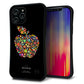 iPhone12 Pro Max スマホケース 「SEA Grip」 グリップケース Sライン 【1195 カラフルアップル】 UV印刷