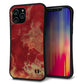 iPhone12 Pro Max スマホケース 「SEA Grip」 グリップケース Sライン 【KM870 大理石RD】 UV印刷