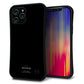 iPhone12 Pro Max スマホケース 「SEA Grip」 グリップケース Sライン 【KM911 ポップカラー(ブラック)】 UV印刷