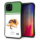 iPhone12 Pro Max スマホケース 「SEA Grip」 グリップケース Sライン 【KM963 あずき】 UV印刷