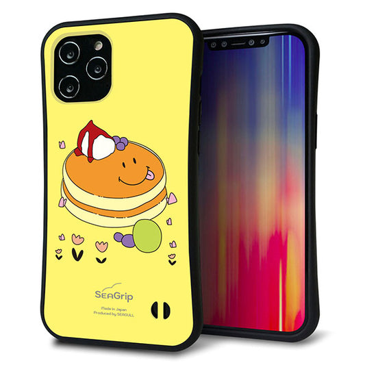 iPhone12 Pro Max スマホケース 「SEA Grip」 グリップケース Sライン 【MA901 パンケーキ】 UV印刷
