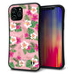 iPhone12 Pro Max スマホケース 「SEA Grip」 グリップケース Sライン 【SC882 ハワイアンアロハレトロ ピンク】 UV印刷