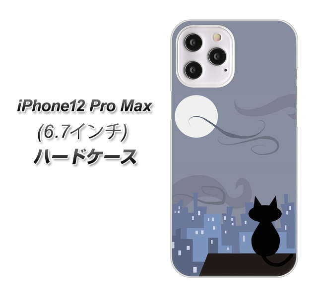 iPhone12 Pro Max 高画質仕上げ 背面印刷 ハードケース【012 屋根の上のねこ】