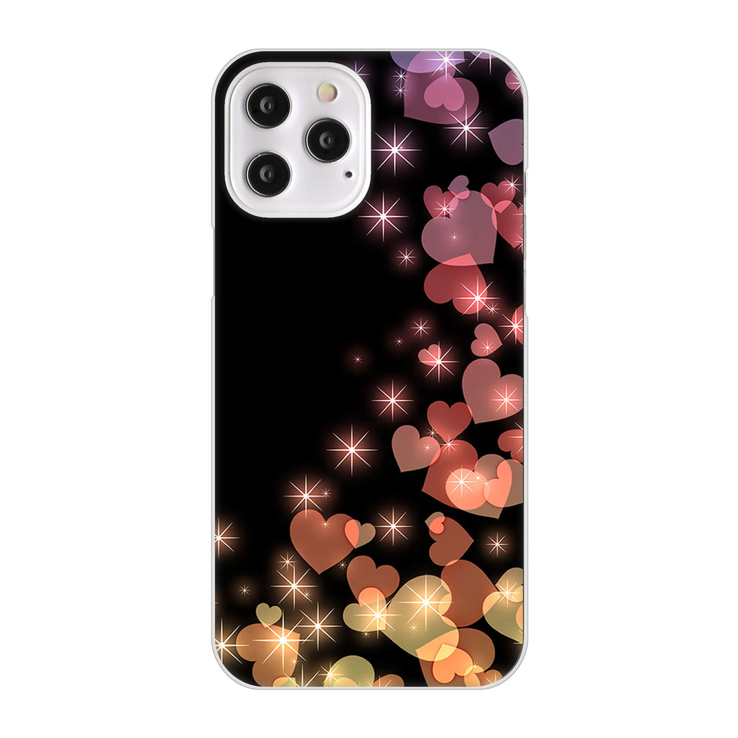 iPhone12 Pro Max 高画質仕上げ 背面印刷 ハードケース きらめきハート