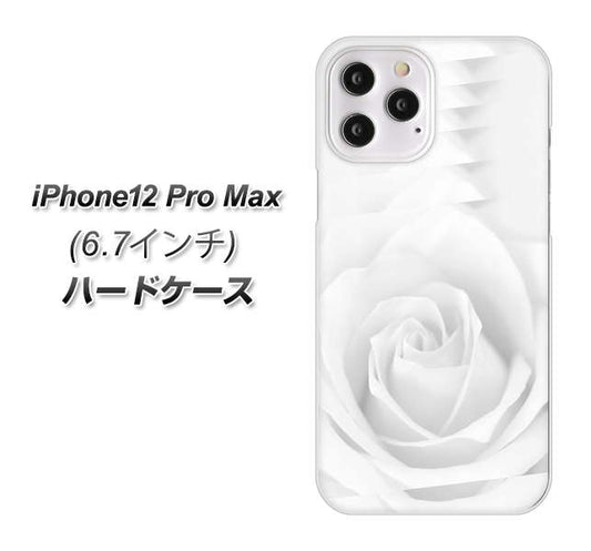 iPhone12 Pro Max 高画質仕上げ 背面印刷 ハードケース【402 ホワイトＲｏｓｅ】