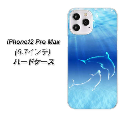 iPhone12 Pro Max 高画質仕上げ 背面印刷 ハードケース【1048 海の守り神イルカ】