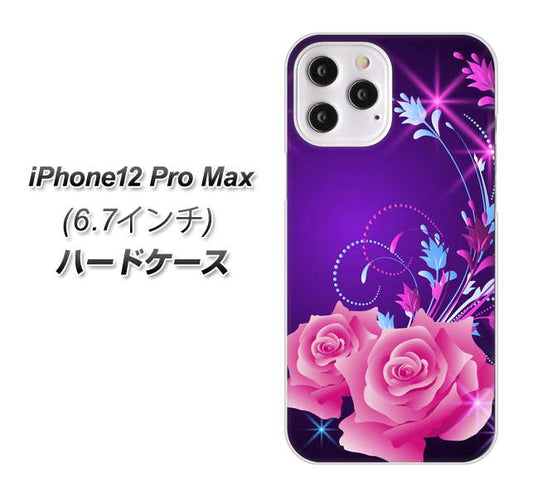 iPhone12 Pro Max 高画質仕上げ 背面印刷 ハードケース【1177 紫色の夜】