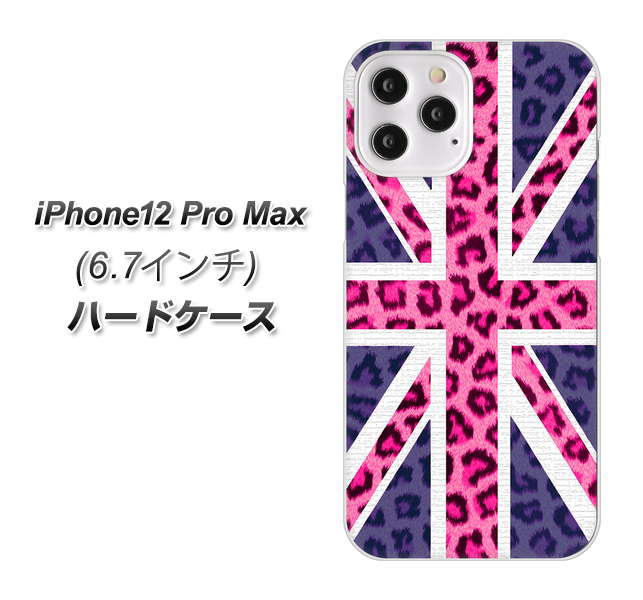 iPhone12 Pro Max 高画質仕上げ 背面印刷 ハードケース【EK893 ユニオンジャックヒョウ】