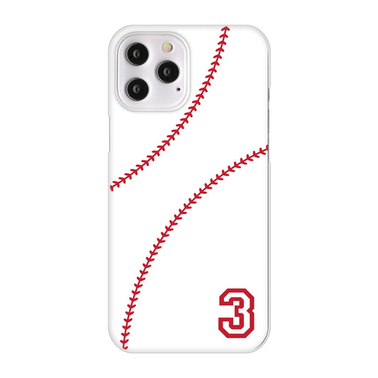 iPhone12 Pro Max 高画質仕上げ 背面印刷 ハードケース baseball