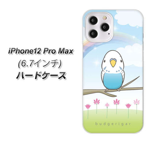 iPhone12 Pro Max 高画質仕上げ 背面印刷 ハードケース【SC839 セキセイインコ ブルー】
