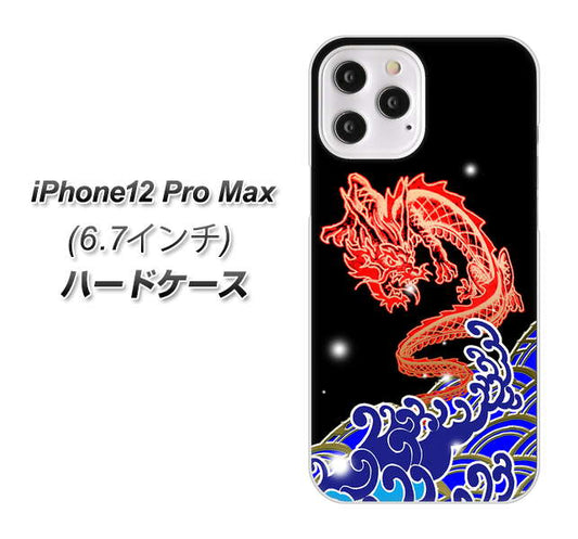 iPhone12 Pro Max 高画質仕上げ 背面印刷 ハードケース【YC903 水竜02】