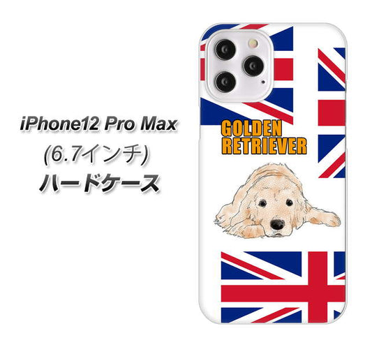 iPhone12 Pro Max 高画質仕上げ 背面印刷 ハードケース【YD825 ゴールデンレトリバー01】