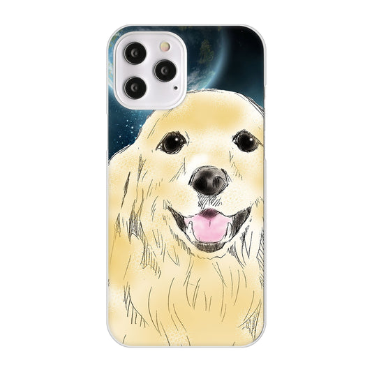 iPhone12 Pro Max 高画質仕上げ 背面印刷 ハードケース ゴールデンレトリバー