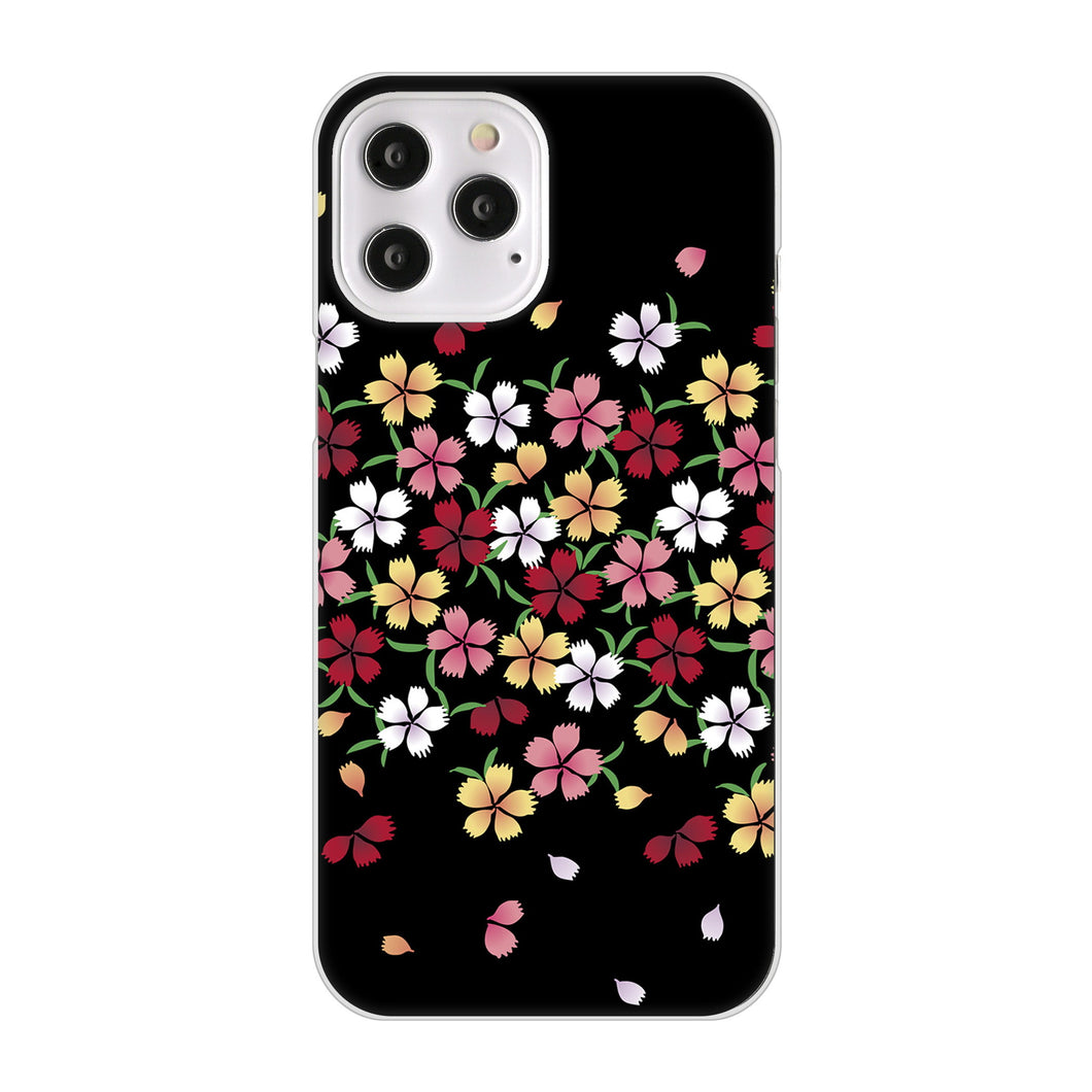 iPhone12 Pro Max 高画質仕上げ 背面印刷 ハードケース 和花柄