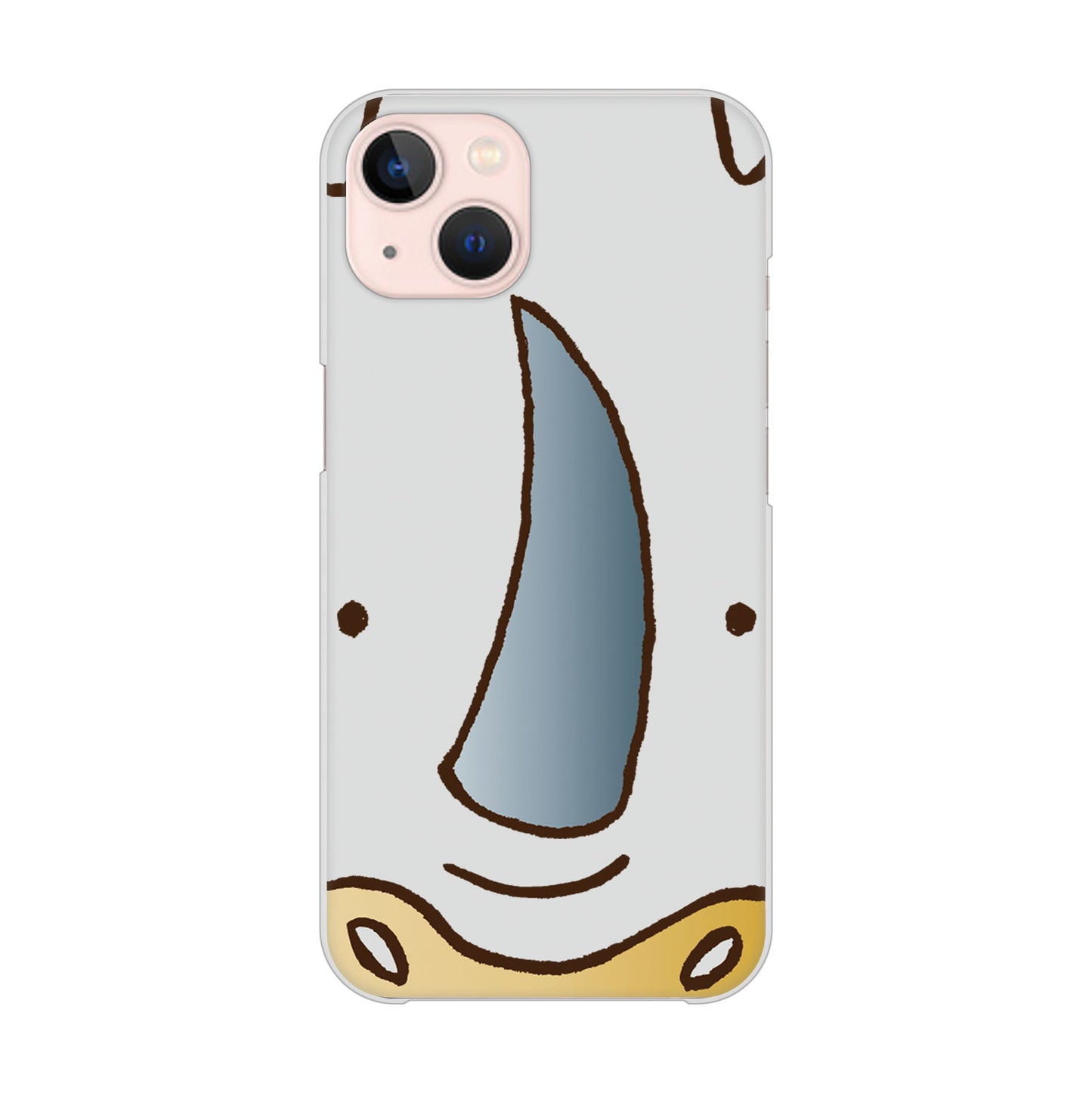 iPhone13 高画質仕上げ 背面印刷 ハードケース ドアップアニマル