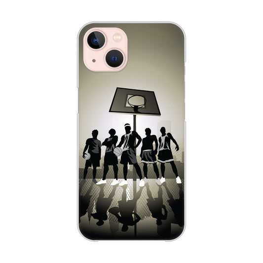 iPhone13 高画質仕上げ 背面印刷 ハードケース 【389 クールバスケ】