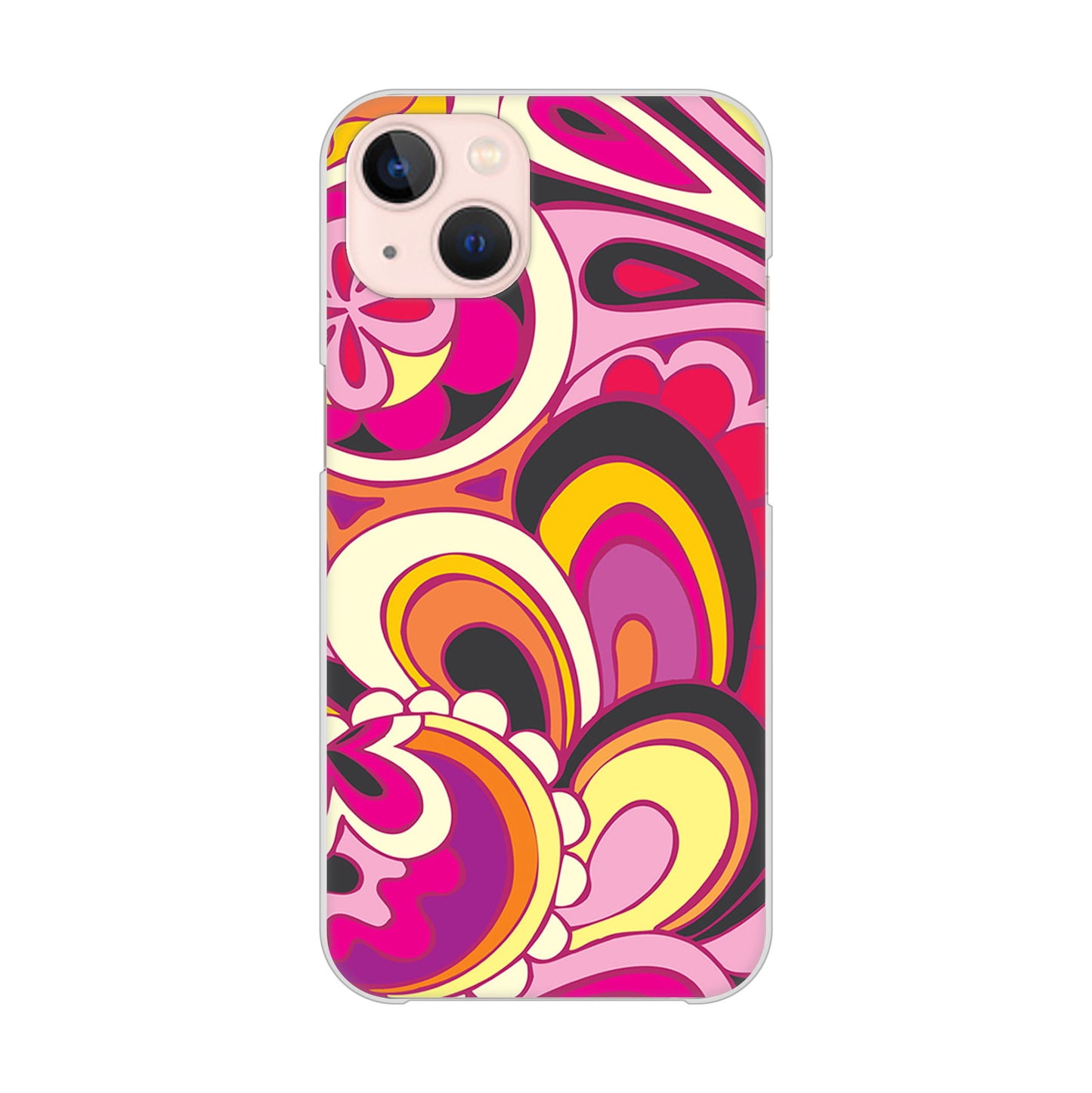 iPhone13 高画質仕上げ 背面印刷 ハードケース 【586 ブローアップカラー】