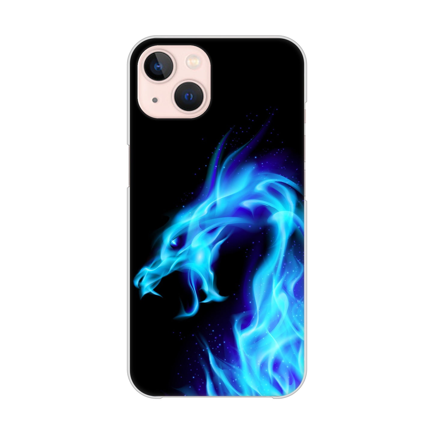 iPhone13 高画質仕上げ 背面印刷 ハードケース ドラゴン