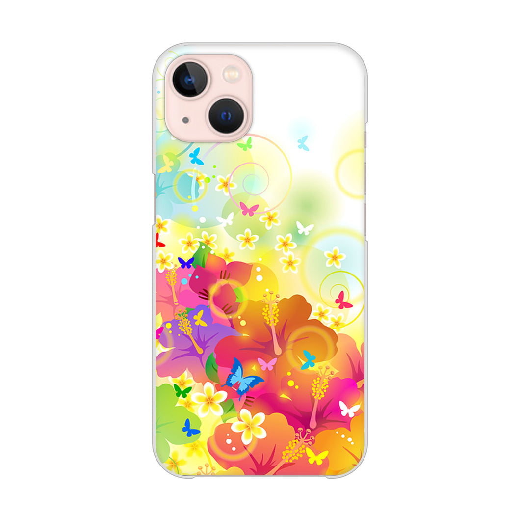 iPhone13 高画質仕上げ 背面印刷 ハードケース バタフライ