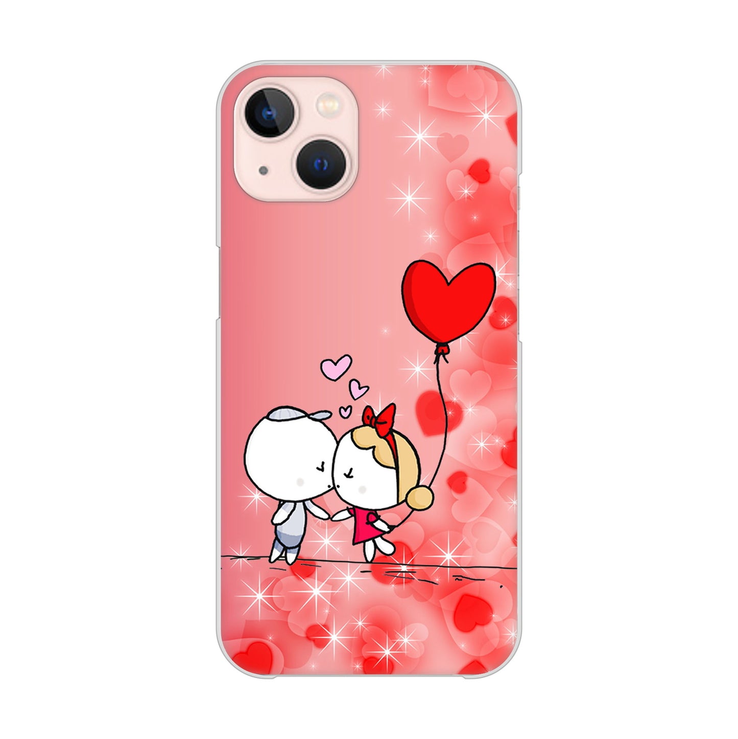 iPhone13 高画質仕上げ 背面印刷 ハードケース カップル