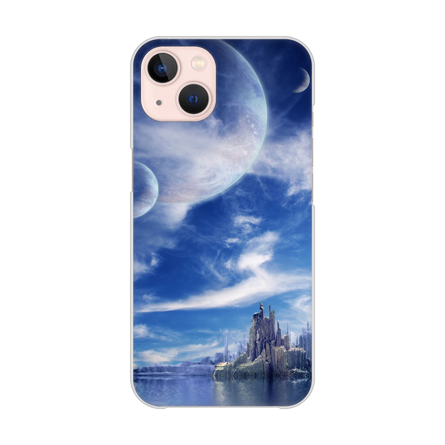 iPhone13 高画質仕上げ 背面印刷 ハードケース 【1270 広がる宇宙】