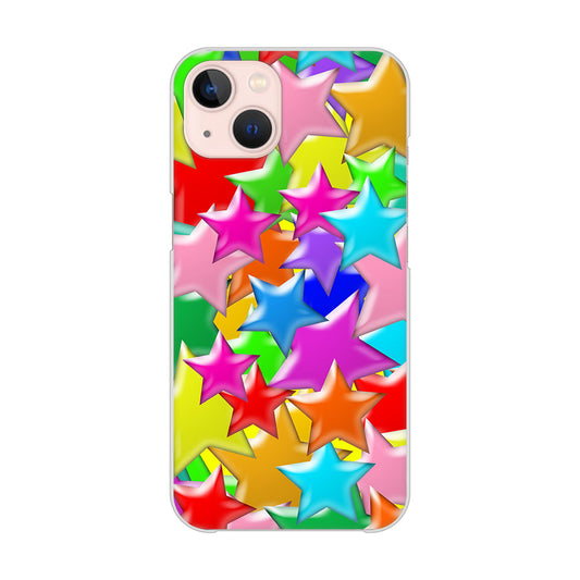 iPhone13 高画質仕上げ 背面印刷 ハードケース 【1293 ランダムスター】