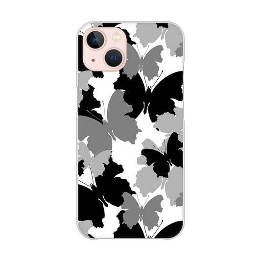 iPhone13 高画質仕上げ 背面印刷 ハードケース 【1336 夜の蝶】