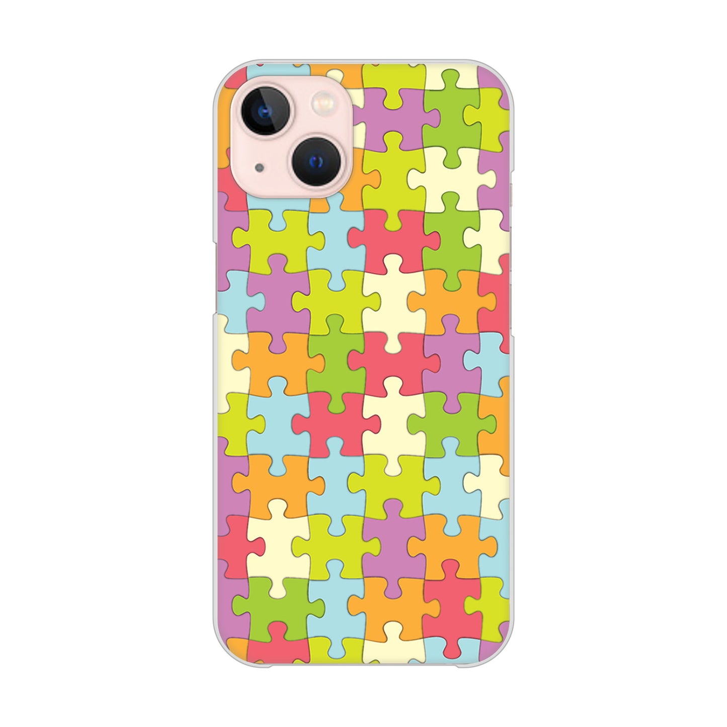 iPhone13 高画質仕上げ 背面印刷 ハードケース ジグソーパズル