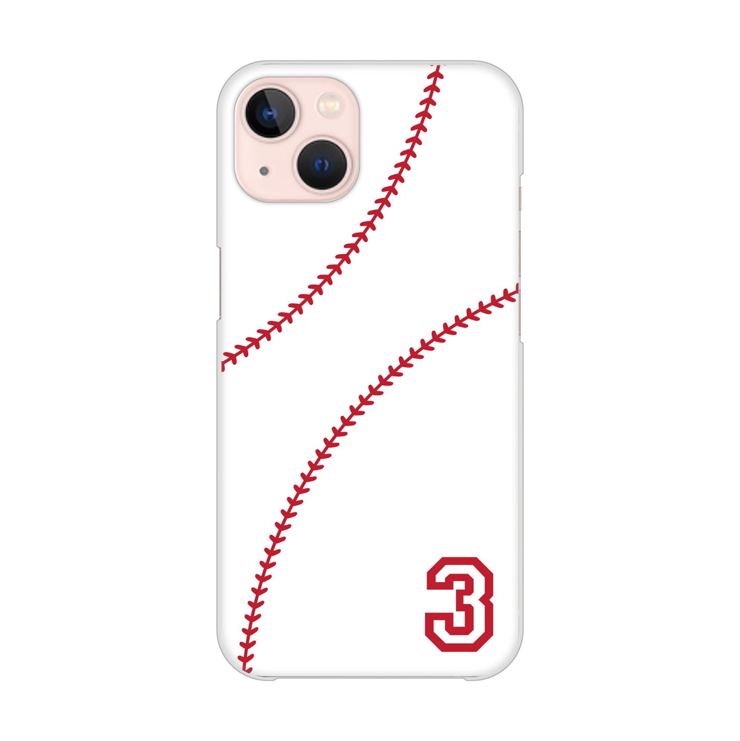 iPhone13 高画質仕上げ 背面印刷 ハードケース baseball
