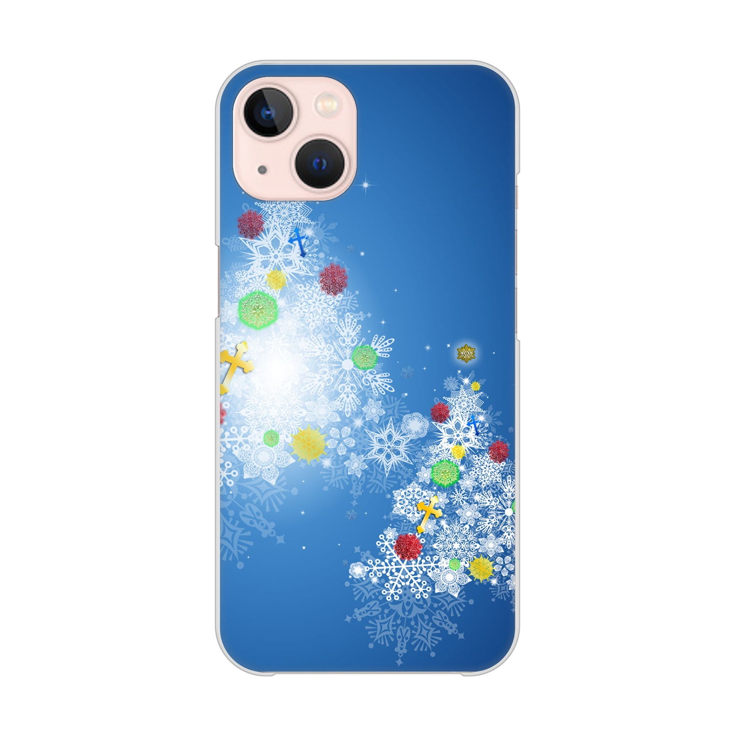 iPhone13 高画質仕上げ 背面印刷 ハードケース クリスマス