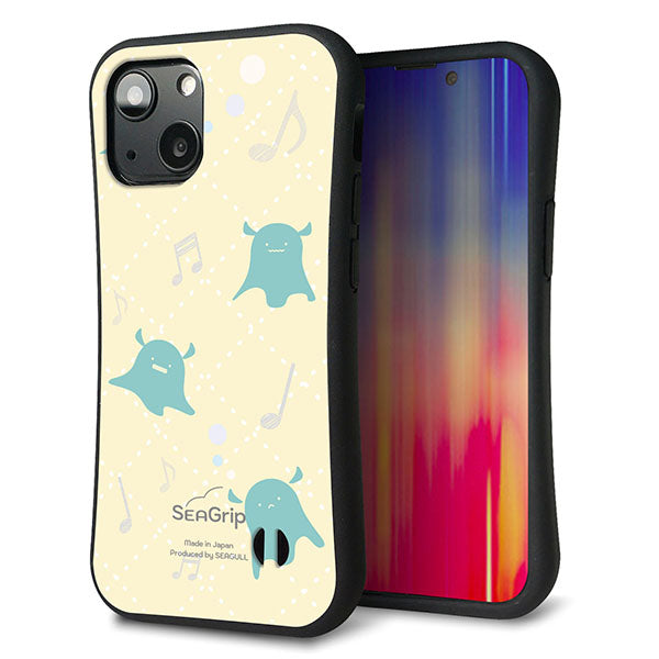 iPhone13 mini スマホケース 「SEA Grip」 グリップケース Sライン 【FD819 メンダコ】 UV印刷