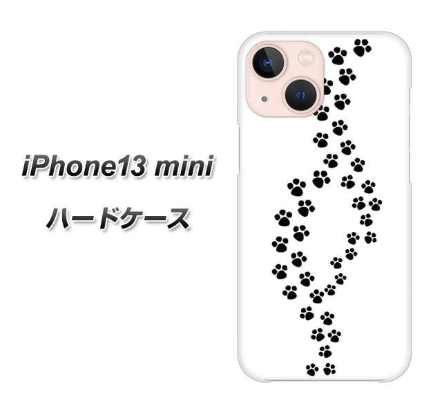 iPhone13 mini 高画質仕上げ 背面印刷 ハードケース【066 あしあと】